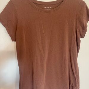 Tahari Women's Cocoa Short Sleeve Tee